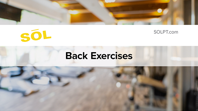 Back Strengthening Exercises Thumbnail